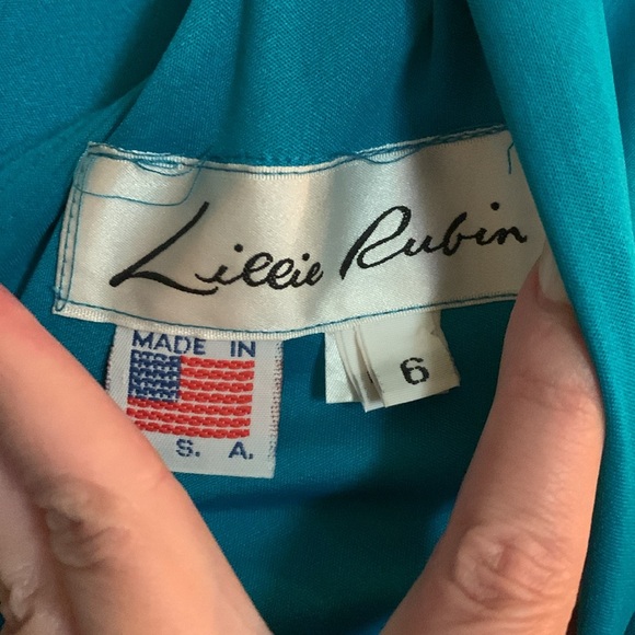 Lillie rubin vintage dress size 6 - Picture 9 of 11